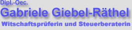 Schriftzug von Gabriele Giebel-R�thel
